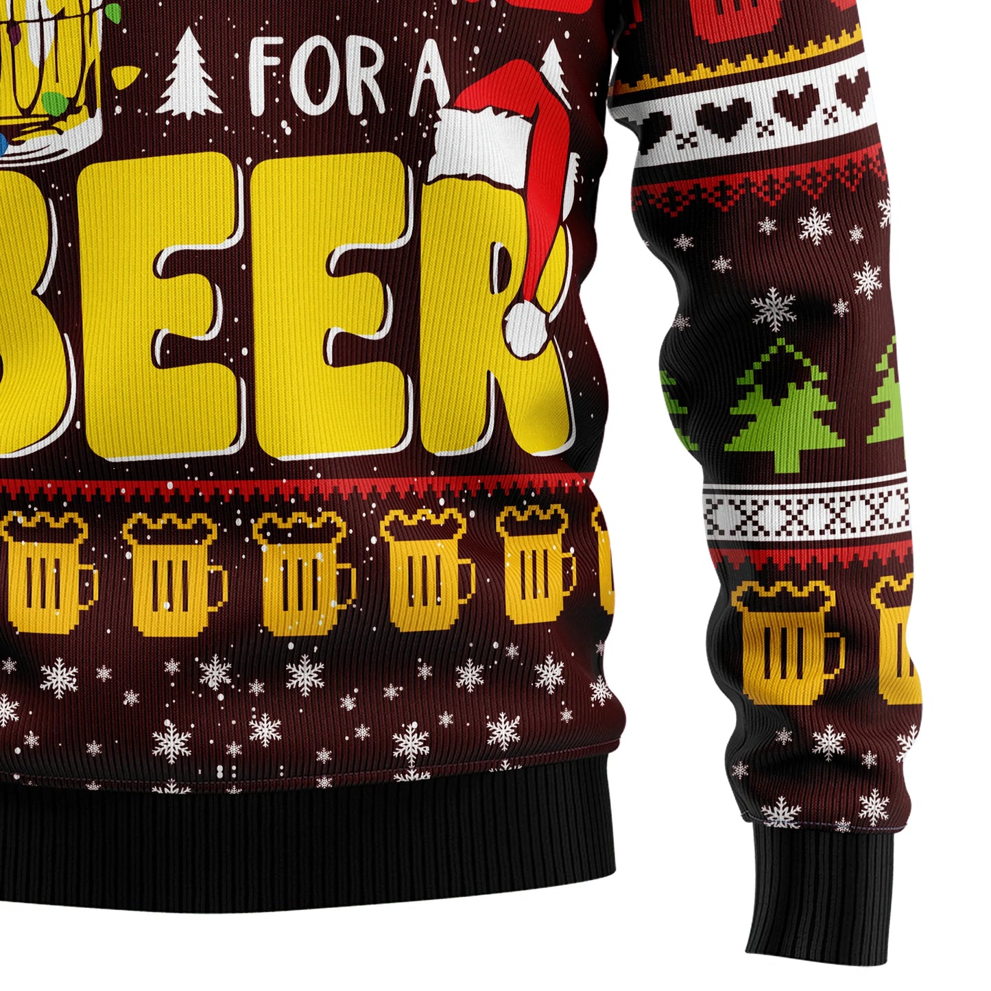 Time For Beer Ugly Christmas Sweater, Christmas Gift,Gift Christmas 2024
