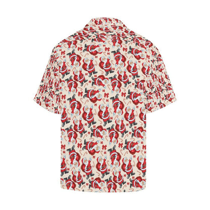 Santa Claus With Christmas Gift Bag Themed Design Hawaiian Shirt, Hawaiian Shirt Gift, Christmas Gift