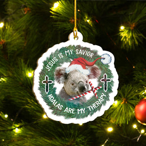 Xmas Koala Ornaments Set, Merry Christmas Ornaments Set, Funny Christmas Ornaments Family Gift Idea For Koala Lover