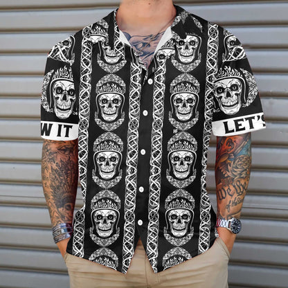 Screw It Let's Ride Design Hawaiian Shirt, Hawaiian Shirt Gift, Christmas Gift