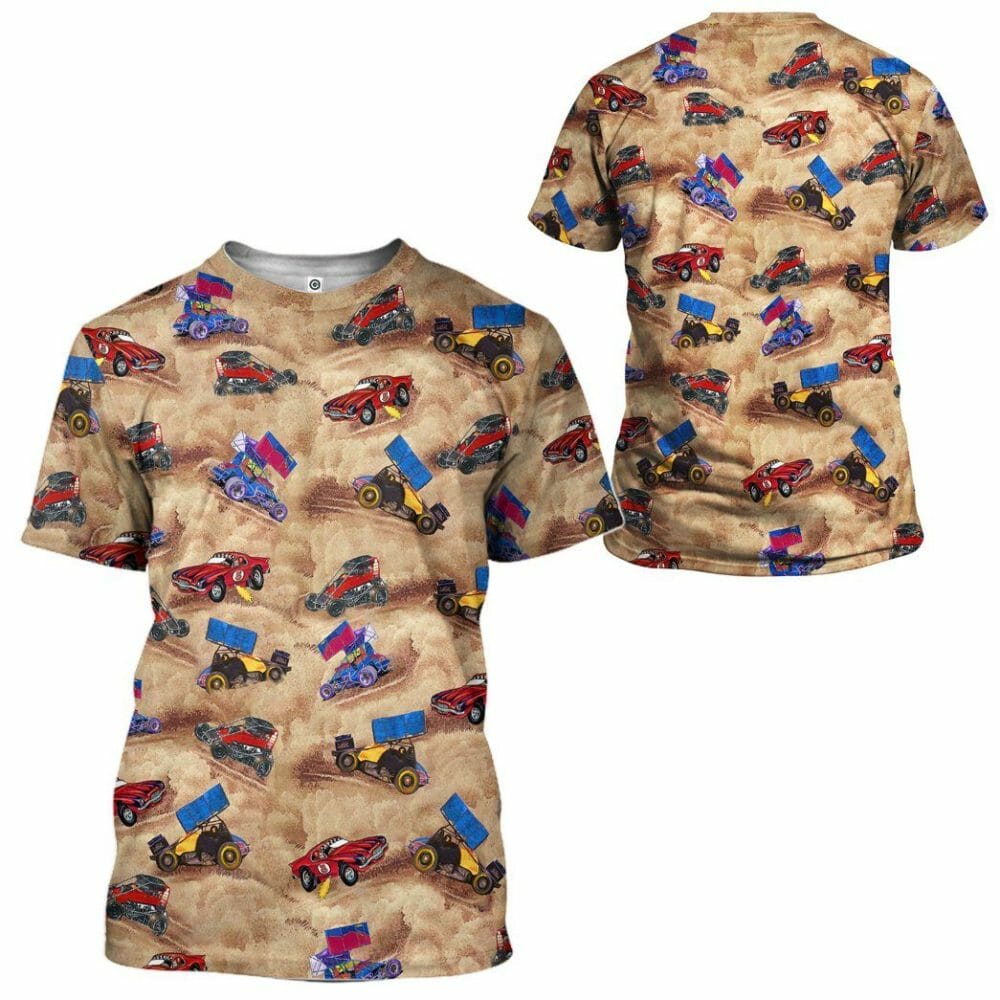 3D Dirt Track Racing Custom T-Shirt Hoodie Bekleidung