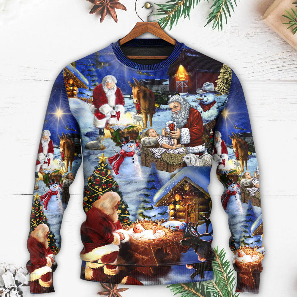 Christmas Jesus Is The Best Gift Ever Ugly Christmas Sweater, Christmas Ugly Sweater, Christmas Gift, Gift Christmas 2024