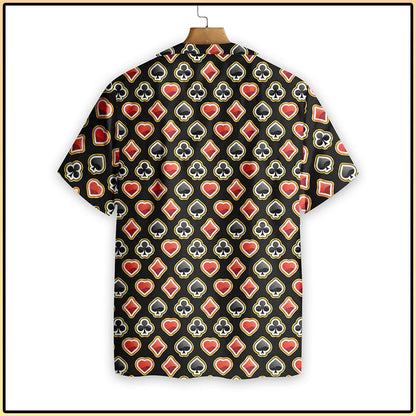 Casino Poker Black Hawaiian Shirt_Hawaiian Shirt Gift, Christmas Gift