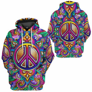 3D Hippie Custom Tshirt Hoodie Apparel