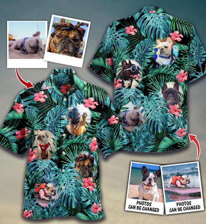 Saddle Brown Native American Wolf Design Hawaiian Shirt,Hawaiian Shirt Gift, Christmas Gift