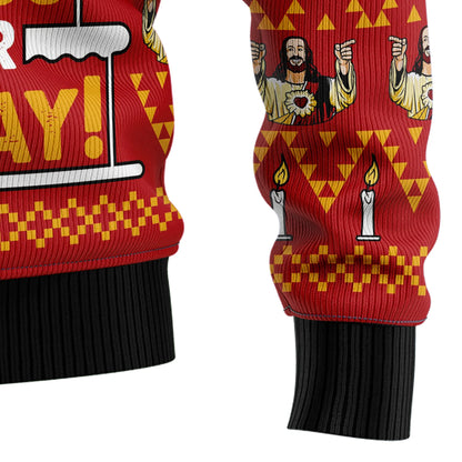 Jessus's Birthday Ugly Christmas Sweater,Christmas Ugly Sweater,Christmas Gift,Gift Christmas 2024