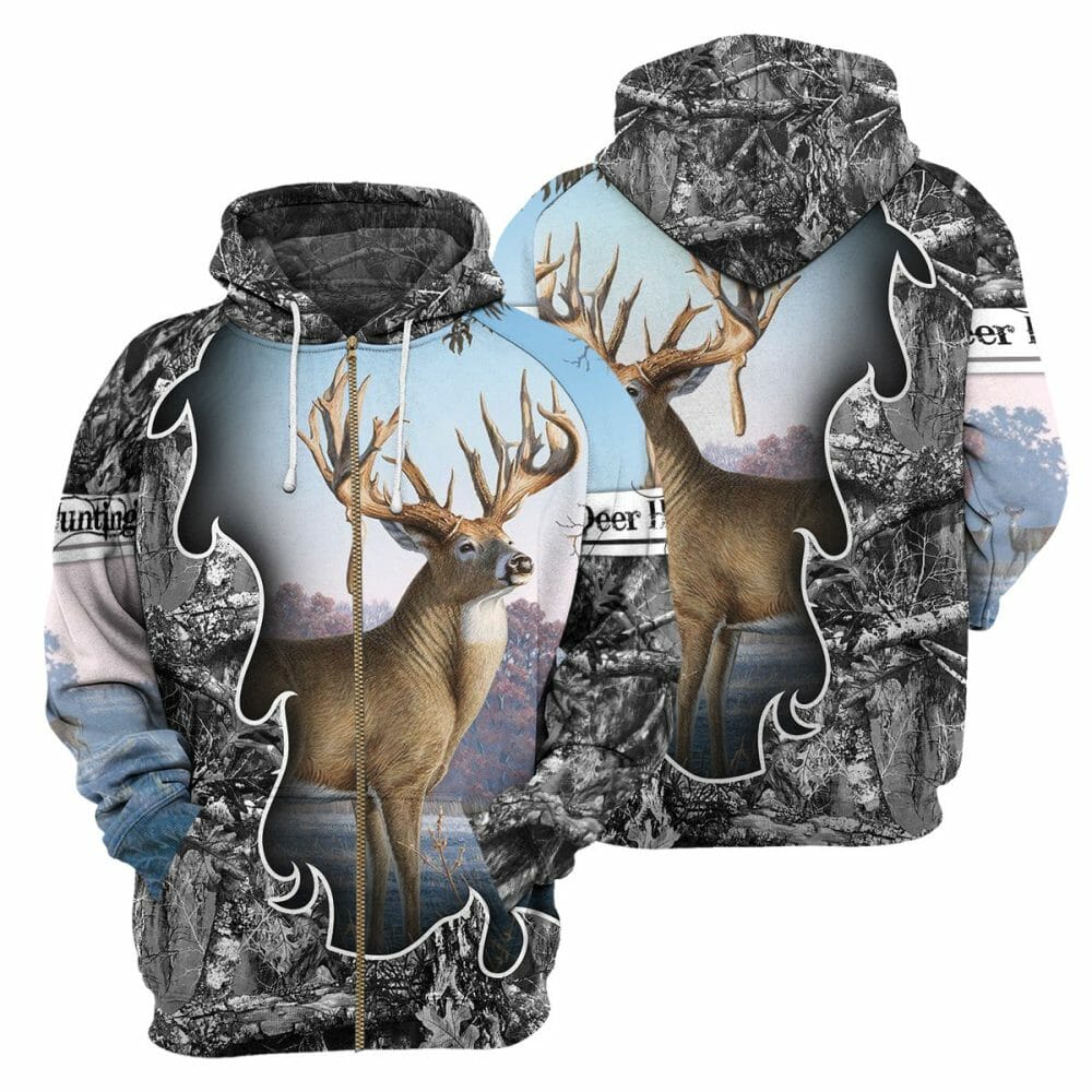 Deer - 3D All Over Printed Shirt Tshirt Hoodie Apparel