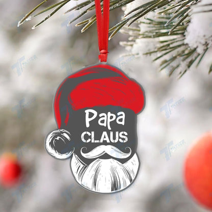 Christmas Papa Claus Acrylic Ornament, Christmas Gift, Christmas Decoration