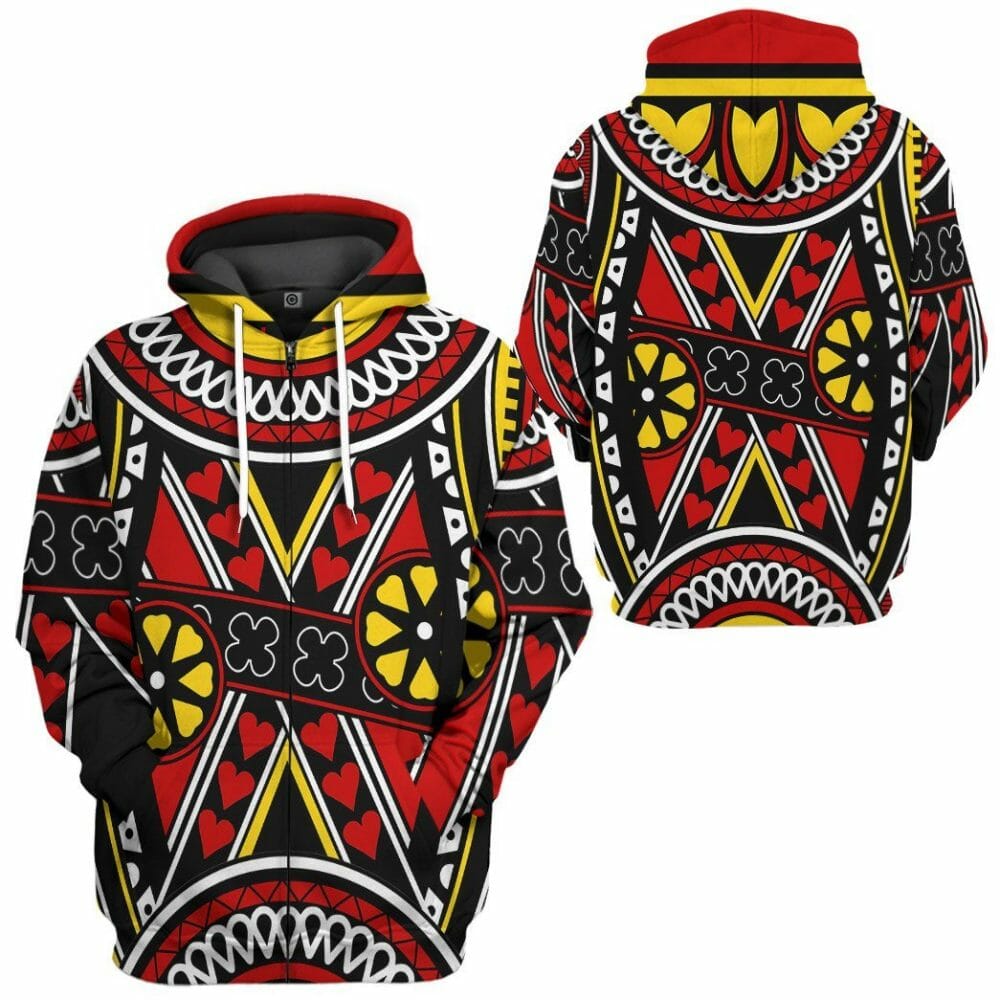 3D Queen of Diamonds Rachel Custom Tshirt Hoodie Apparel