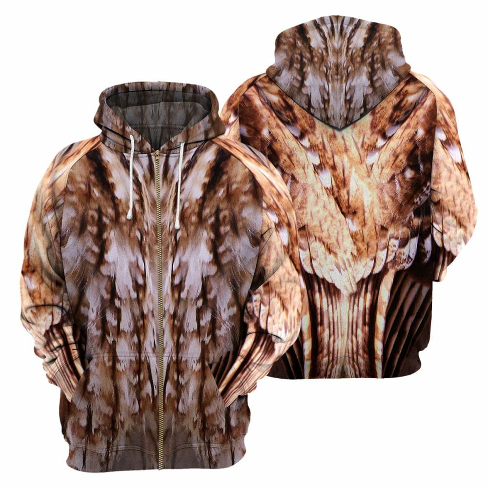 Owl - 3D All Over Printed Shirt Tshirt Hoodie Apparel
