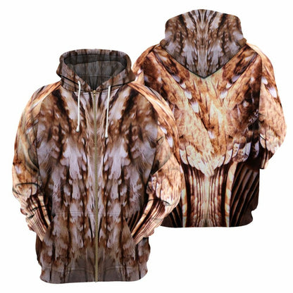 Owl - 3D All Over Printed Shirt Tshirt Hoodie Apparel