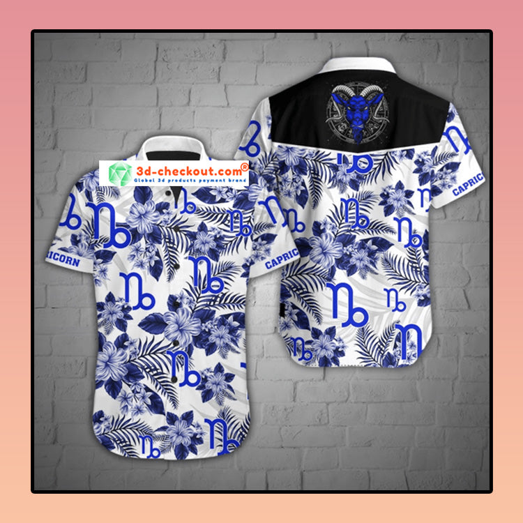 Capricorn tropical hawaiian shirt_ Hawaiian Shirt-Hawaiian Shirt Gift, Christmas Gift