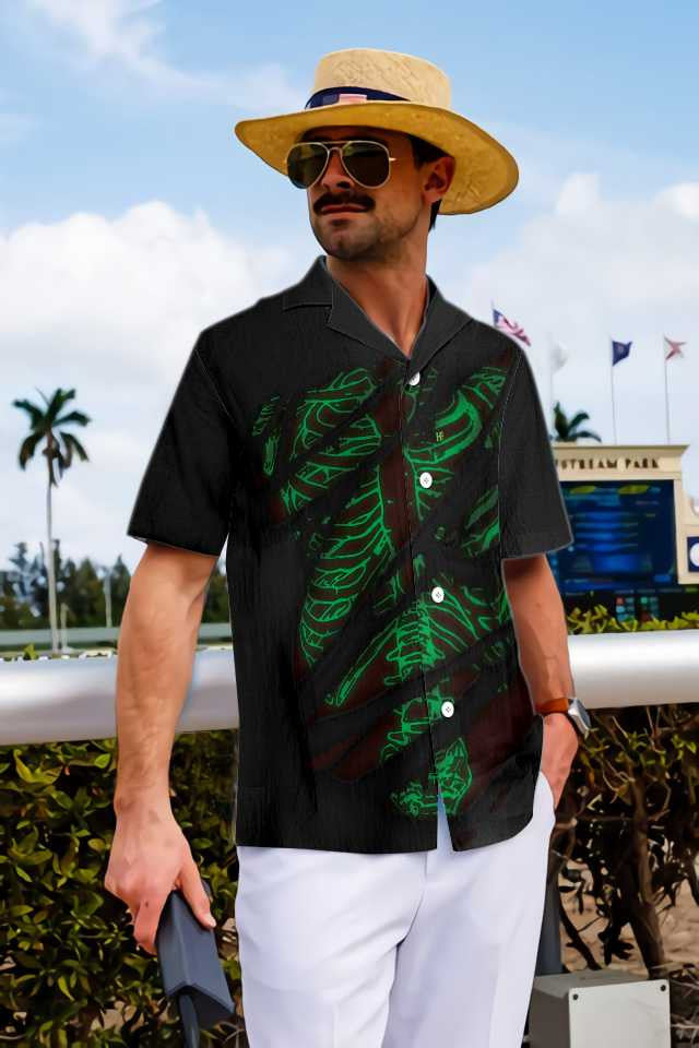 Ideal Horror Skeleton Halloween Hawaiian Shirt, Hawaiian For Gift