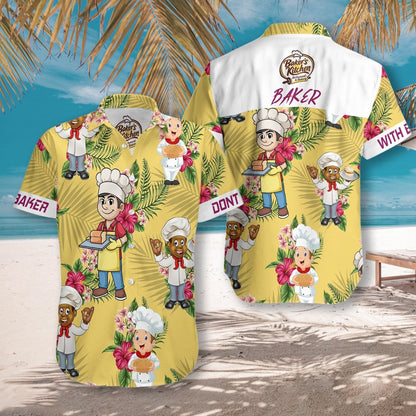 Don't Mess With Baker Design Hawaiian Shirt, Hawaiian Shirt Gift, Christmas Gift