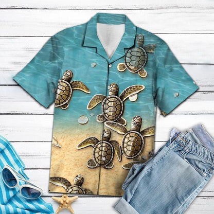 Turtles Hawaiian Shirt, Hawaiian Shirt Gift, Christmas Gift