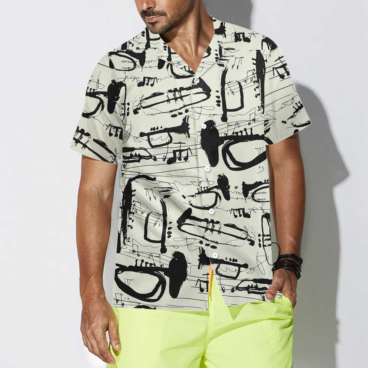 Classic Trumpet Is Cool Design Hawaiian Shirt, Hawaiian Shirt Gift, Christmas Gift