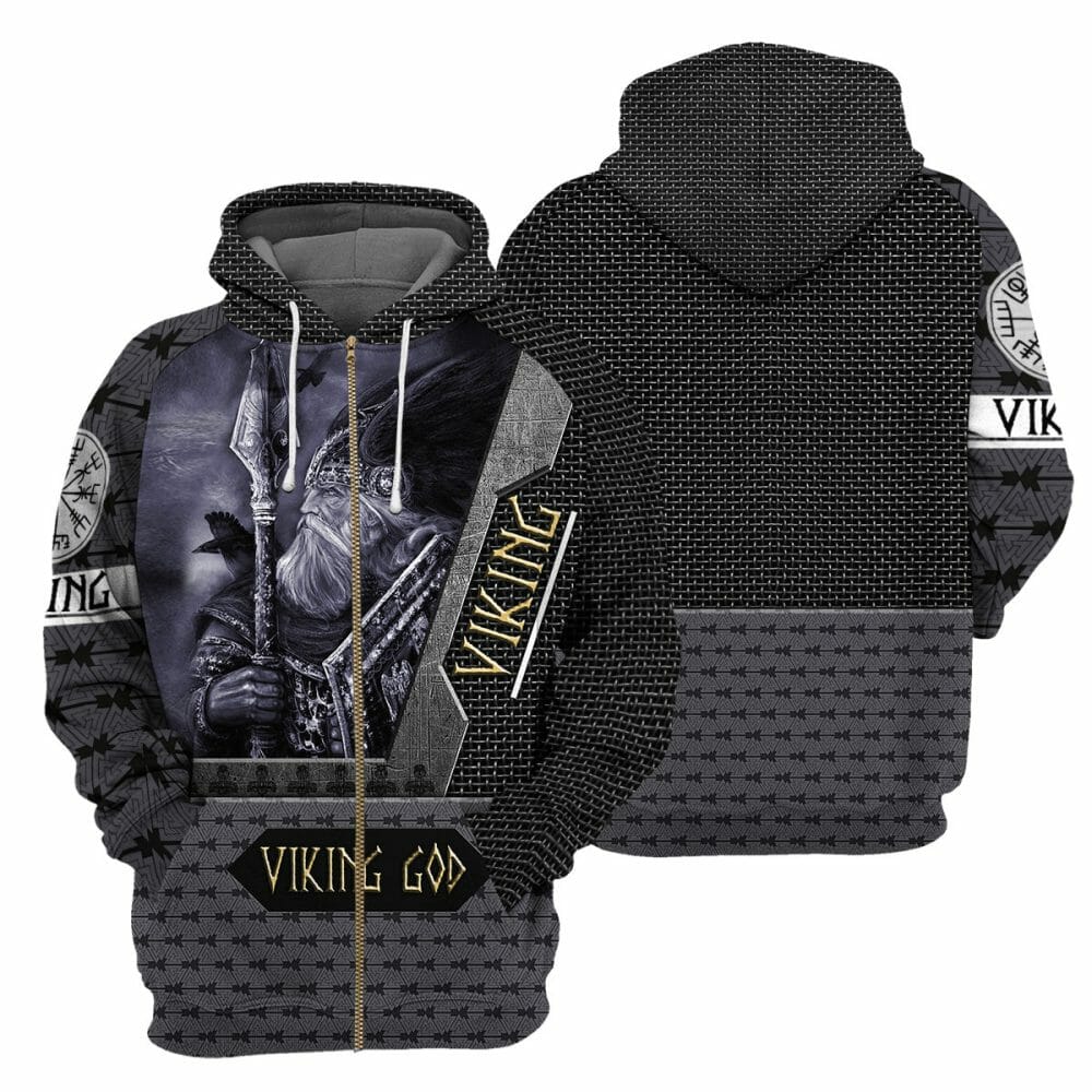 Viking - 3D All Over Printed Shirt Tshirt Hoodie Apparel