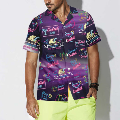Life Is Better With Cocktail Design Hawaiian Shirt, Hawaiian For Gift