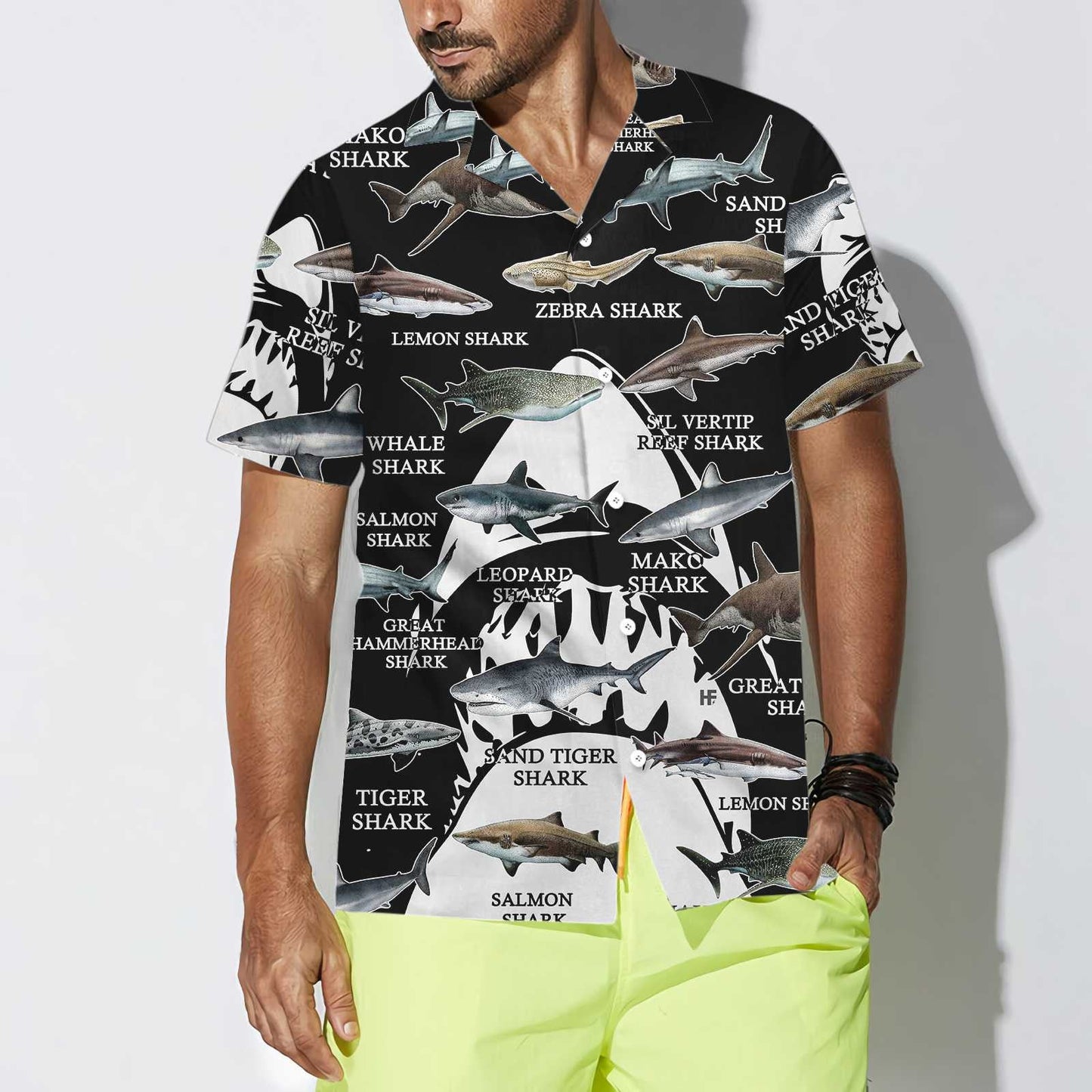Great Sharks Of The World Hawaiian Shirt,Hawaiian Shirt Gift, Christmas Gift