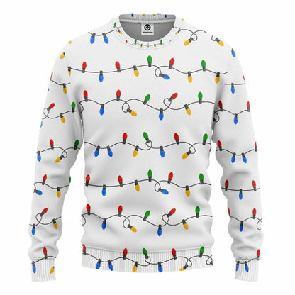 3D Weihnachtslicht Custom T-Shirt Hoodie Bekleidung