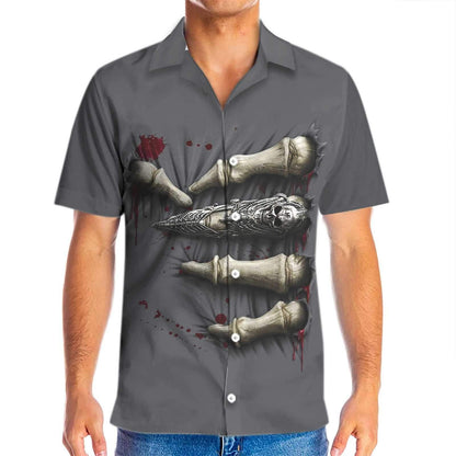Death Hand Halloween Shirt Hawaiian ShirtHawaiian Shirt Gift, Christmas Gift