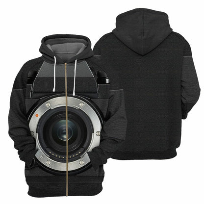 Photography Camera- 3D All Over Printed Shirt Tshirt Hoodie Apparel