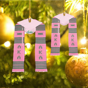 Customized Gift For Aka - Aka Pink Clothing Custom Shaped Ornament Acrylic,Christmas Decoration