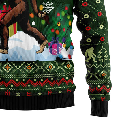 Big Foot Xmas Ugly Christmas Sweater, Christmas Ugly Sweater,Christmas Gift,Gift Christmas 2024
