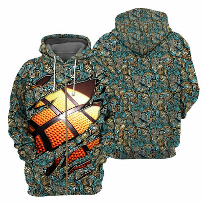 Basketball - 3D All Over Printed Shirt Tshirt Hoodie Apparel