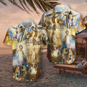 The Life Of Jesus Nice Design Hawaiian Shirt,Hawaiian Shirt Gift, Christmas Gift