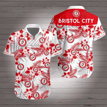 Bristol City hawaiian shirt ,Hawaiian Shirt Gift, Christmas Gift