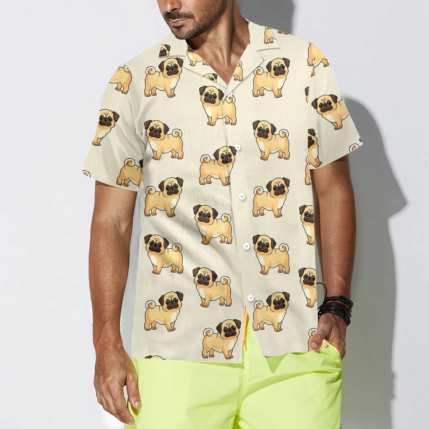 Enticing Cute Pugs For You Hawaiian Shirt, Hawaiian Shirt Gift, Christmas Gift