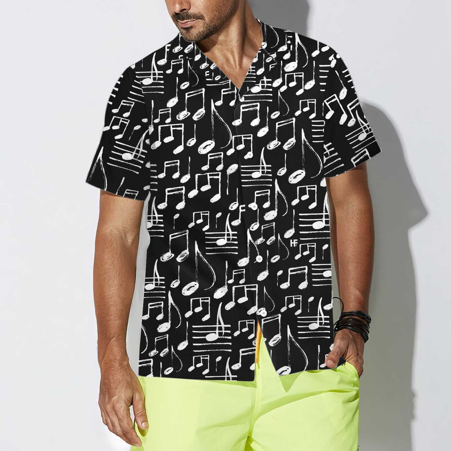 Music Note Music Paradise Design Hawaiian Shirt,Hawaiian Shirt Gift, Christmas Gift