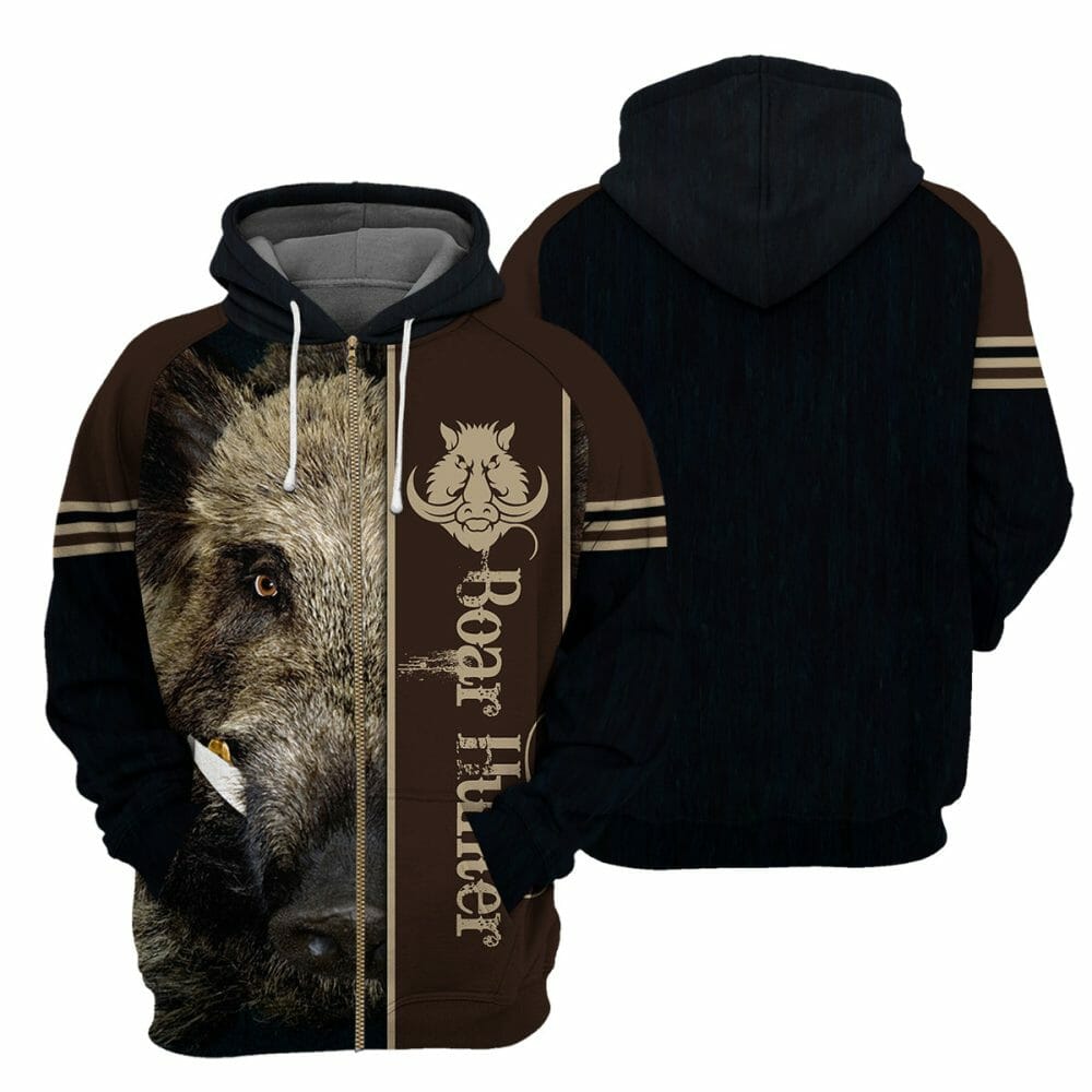 Boar Hunting - 3D All Over Printed Shirt Tshirt Hoodie Apparel