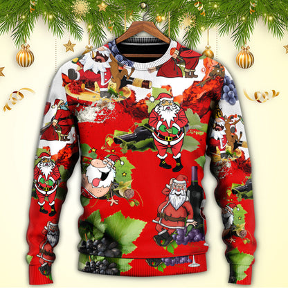Christmas Santa Get Drunk At Christmas Party Ugly Christmas Sweater, Christmas Gift, Gift Christmas 2024
