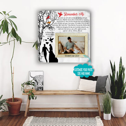 Home Memorial Picture Frame - Memorial Gifts - Sympathy Gifts Large Picture Frames - Loss of Father Gift - Loss of a Mother Sympathy Gifts