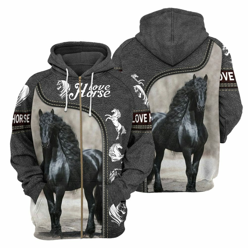 Horse - 3D All Over Printed Shirt Tshirt Hoodie Apparel