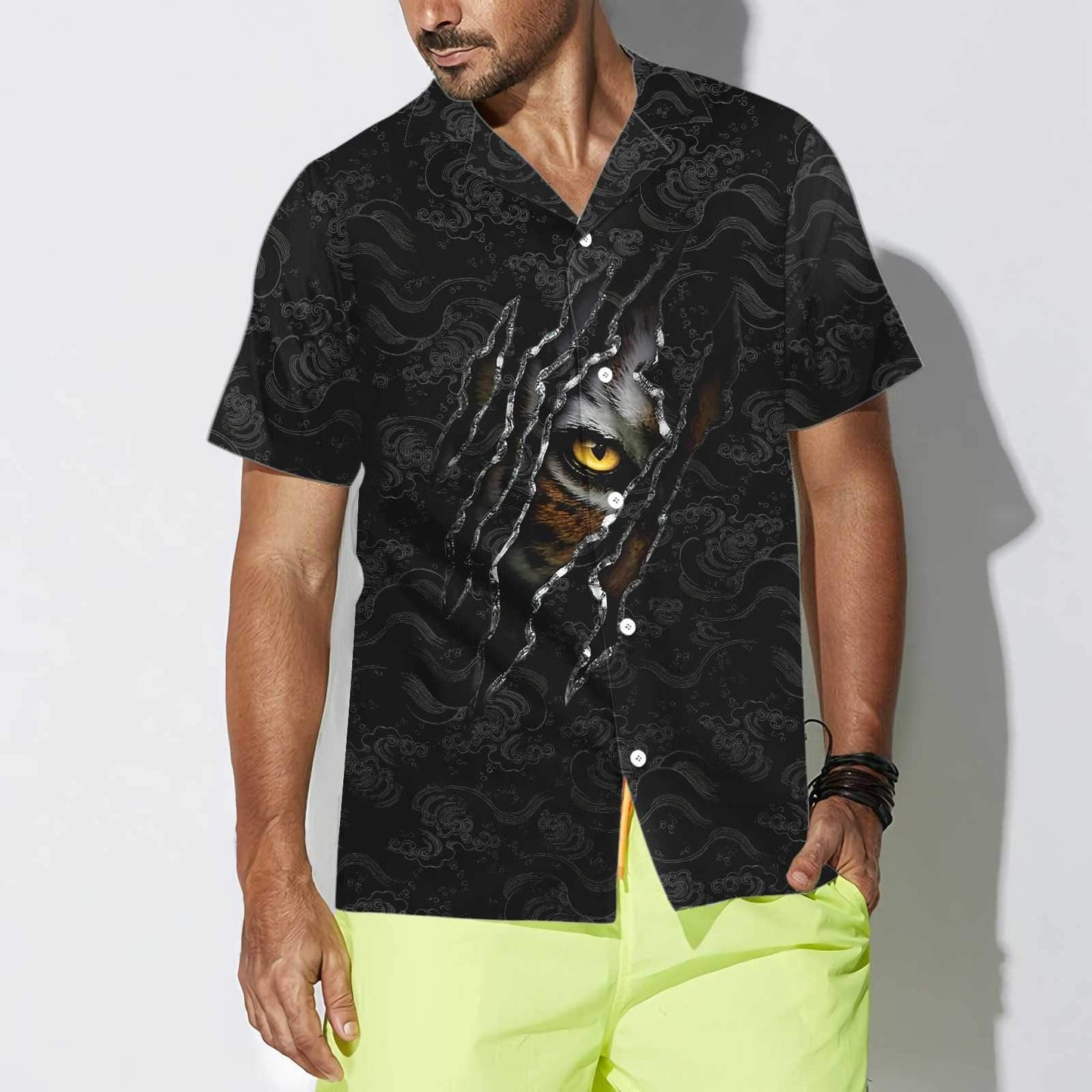 Strong Like A Tiger Design Hawaiian Shirt, Hawaiian Shirt Gift, Christmas Gift