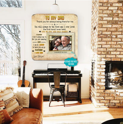 Picture Frame - Keepsake Plaque That Holds a custom Photo - Sympathy Gift to Tribute The Loss of a Loved One