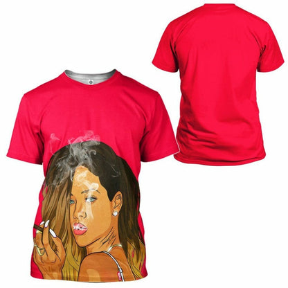 3D Rihanna Custom Tshirt Hoodie Apparel