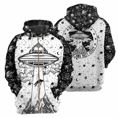 UFO Ailen - 3D All Over Printed Shirt Tshirt Hoodie Apparel
