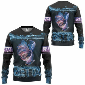 3D Betta Custom Tshirt Hoodie Apparel