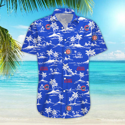Chicago Cubs Baseball Hawaiian Shirt_Hawaiian Shirt Gift, Christmas Gift