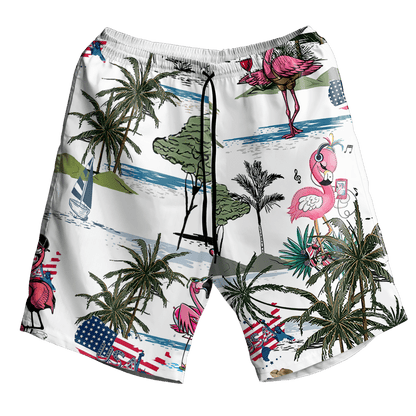 Go To The Beach Flamingo Style Design Hawaiian Shirt, Hawaiian Shirt Gift, Christmas Gift
