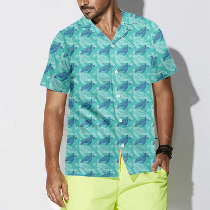 Great Marine Life Sea Turtle Hawaiian Shirt,Hawaiian Shirt Gift, Christmas Gift