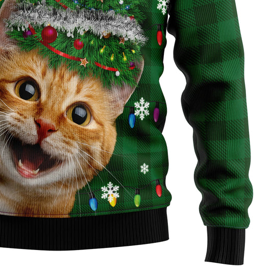 Cat Christmas Tree Ugly Christmas Sweater Ulgy Christmas Sweater ,Christmas Gift,Gift Christmas 2024