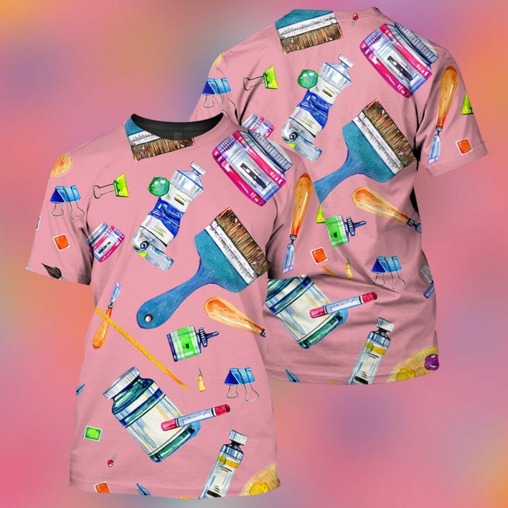 Art Teacher- 3D All Over Printed Shirt Tshirt Hoodie Apparel