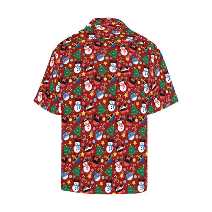 Red Theme Cute Christmas Ornaments Hawaiian Shirt,Hawaiian Shirt Gift, Christmas Gift