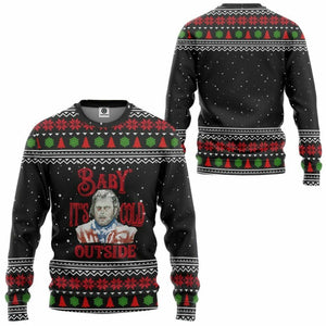 3D The Shining Baby It Cold Outside Ugly Christmas Sweater Custom Tshirt Hoodie Apparel