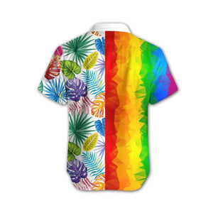 Awesome Lgbt Low Poly Design Hawaiian Shirt, Hawaiian For Gift